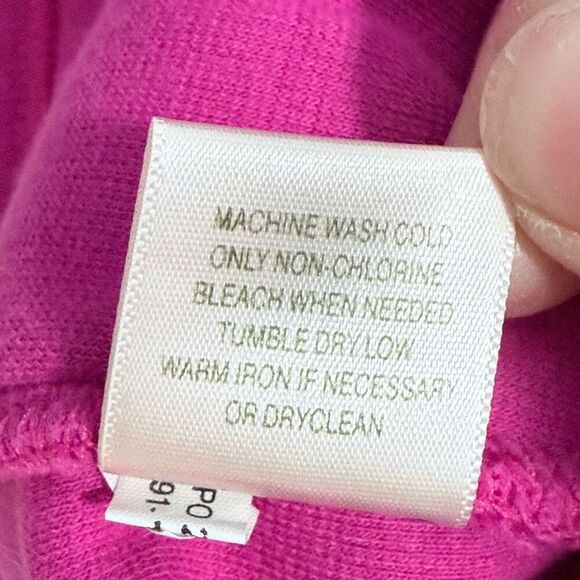 Tommy Bahama French Kiss Vest Womens‎ M Pink Ribbed Pockets Jeavy Knit - Picture 7 of 10